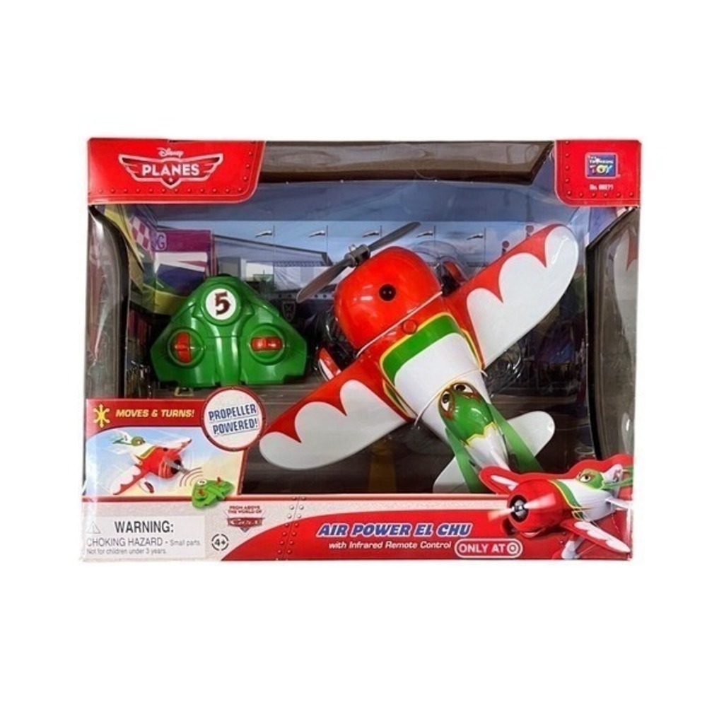El Chu Air Power Infrared Remote Control Plane Toy Disney Planes